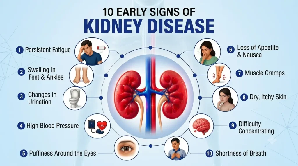 Early Signs of Kidney Disease, Early Signs of Kidney Problems 
