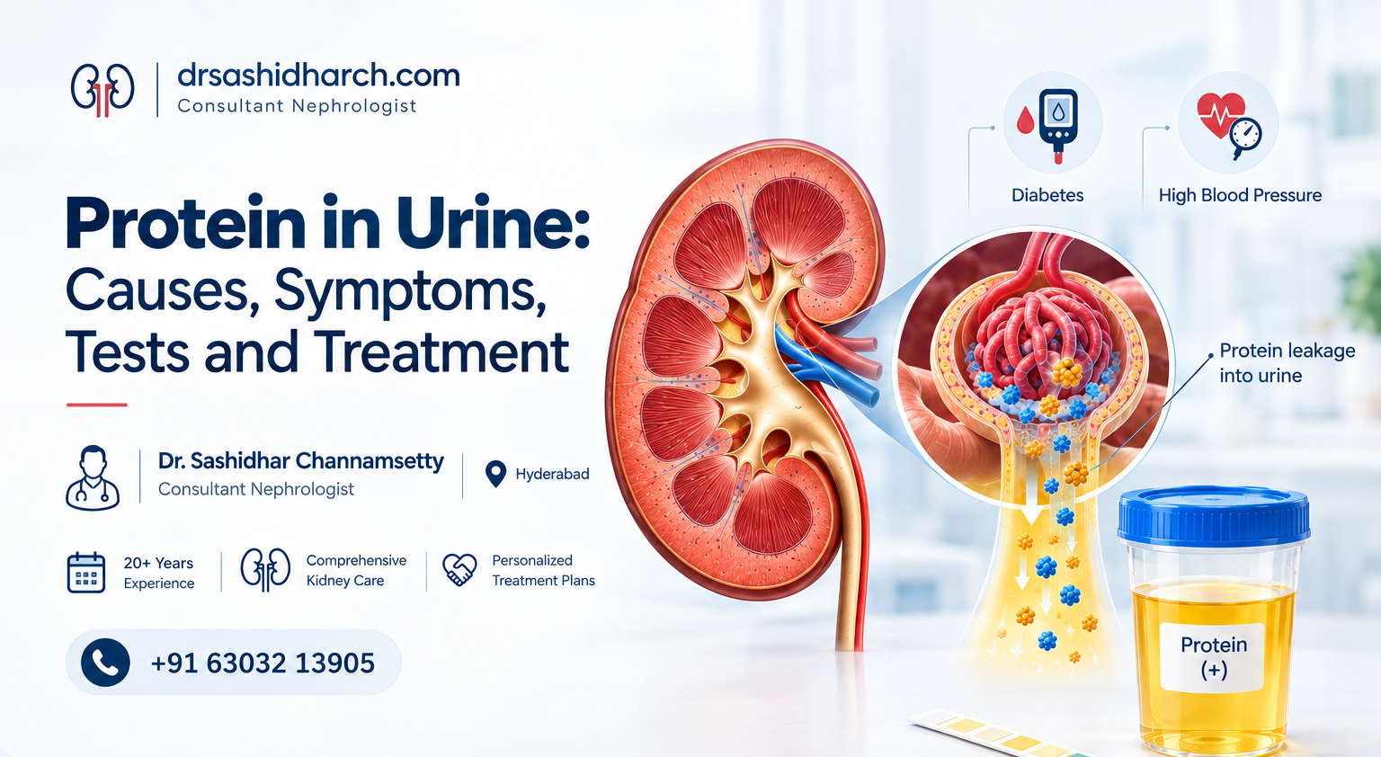 Protein in urine causes, symptoms, tests and treatment